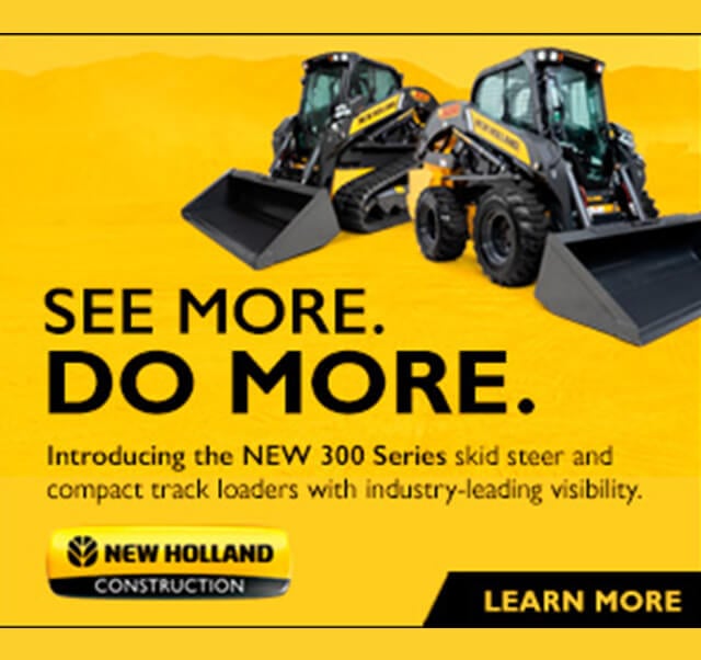 New Holland Construction 300 series skid steers